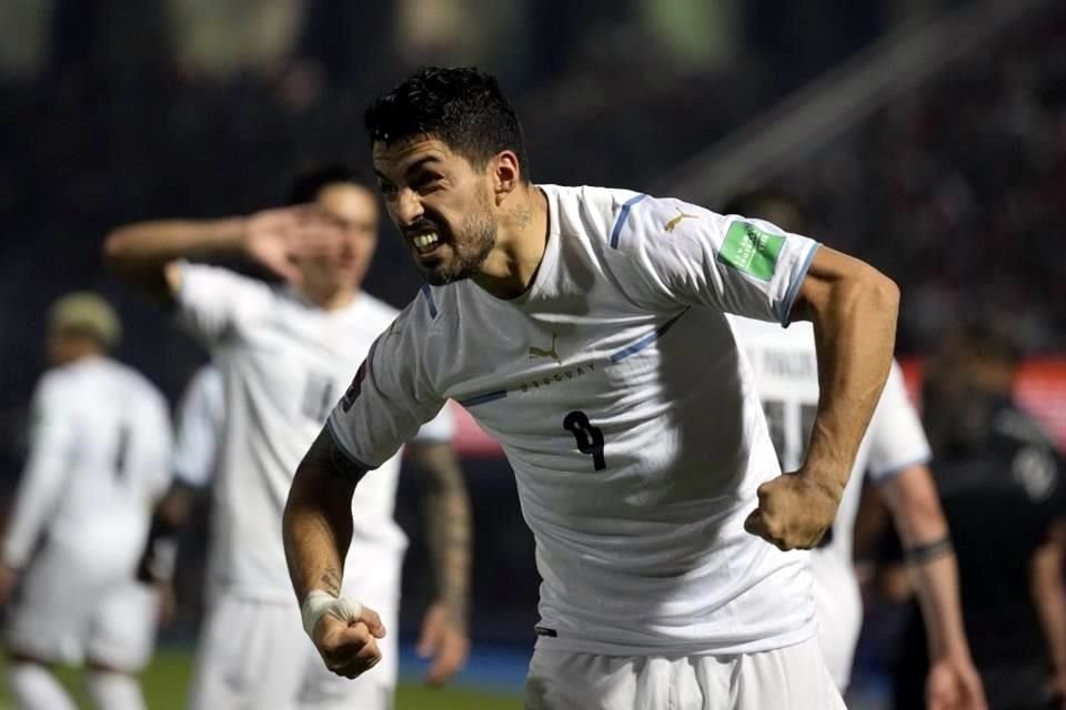 Luis Suárez marcó el gol de los charrúas iniciando el segundo tiempo.