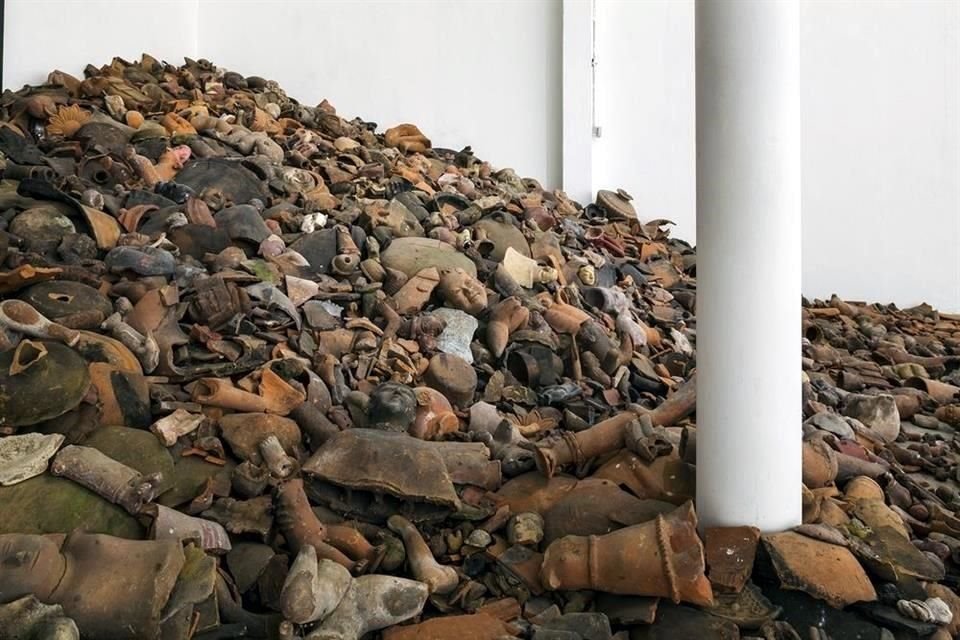 Pieza de la exposición 'Habitar el Colapso', que abrirá sus puertas en el Museo Cabañas, de la autoría de Cynthia Gutiérrez.