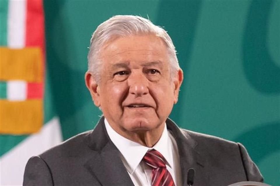 Andrés Manuel López Obrador en conferencia matutina.