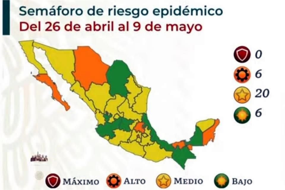 Según la Federación, Jalisco pasó a semáforo verde, es decir, riesgo mínimo.