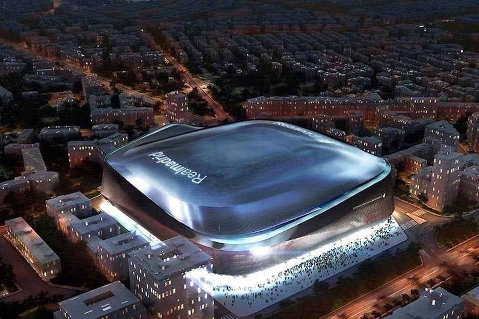 El Bernabéu está siendo remodelado.