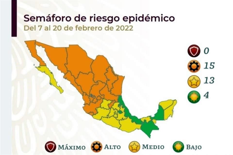 Jalisco pasó a naranja, es decir, alto riesgo por Covid-19.