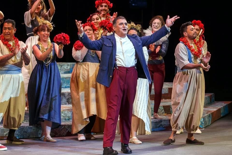 Ensayo de 'Pagliacci', en el marco de la Feria Internacional del Libro  de Guadalajara 2021.