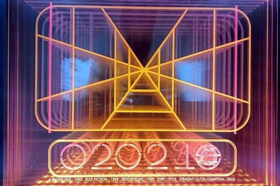 Obra digital de Alejandro Fournier que se integra en la exposición 'Superposición, simulacro'.
