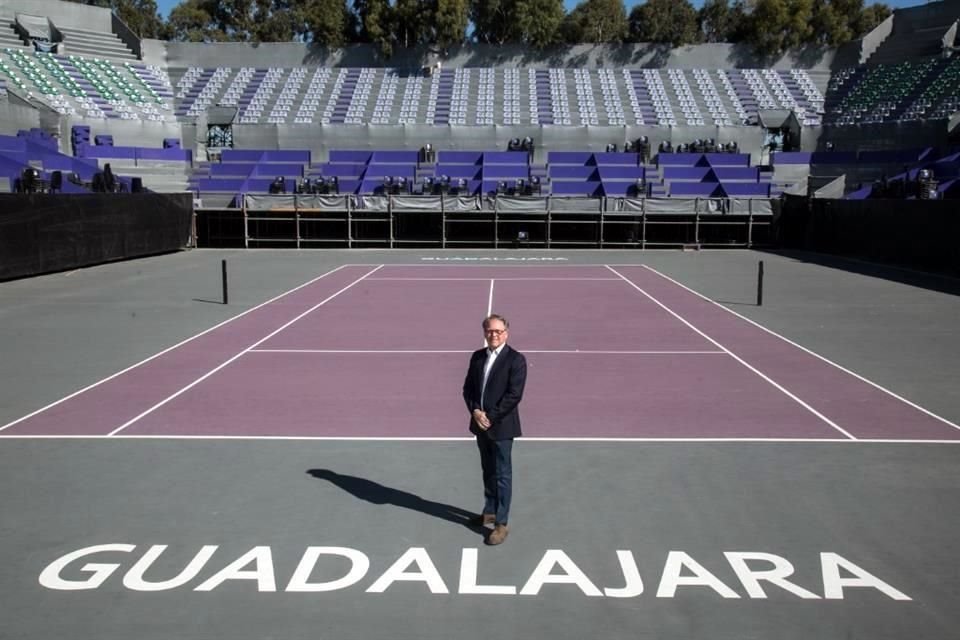 El Abierto AKRON Zapopan le deja dinero a la Ciudad y estimula a niños a prácticar el tenis, afirma Gustavo Santoscoy, director del torneo.