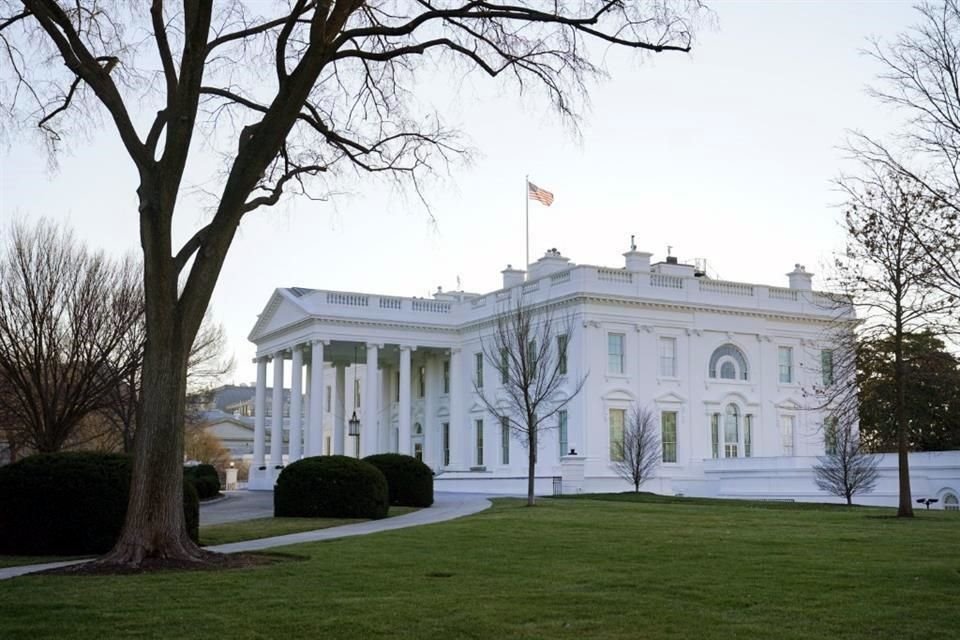 Vista de la Casa Blanca, sede del Poder Ejecutivo en EU.