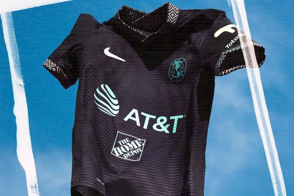 El tercer uniforme del América.