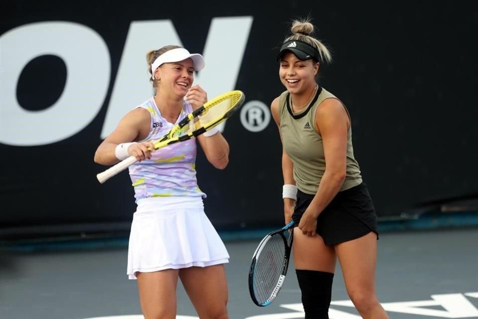 Renata Zarazúa y su compañera Laura Pigossi fueron eliminadas en la primera ronda de Dobles del Abierto AKRON de Zapopan.
