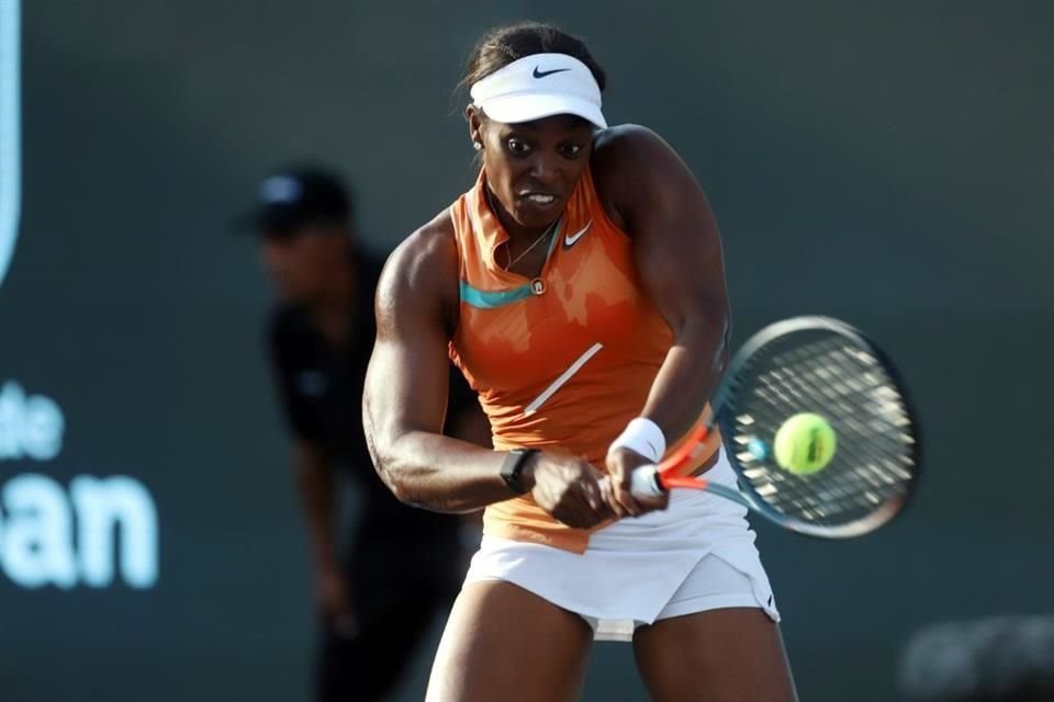 Sloane Stephens avanzó a los Cuartos de Final del Abierto AKRON de Zapopan.