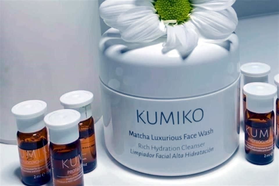 La línea dermocosmética Kumiko contiene cremas realizadas a base de matcha.