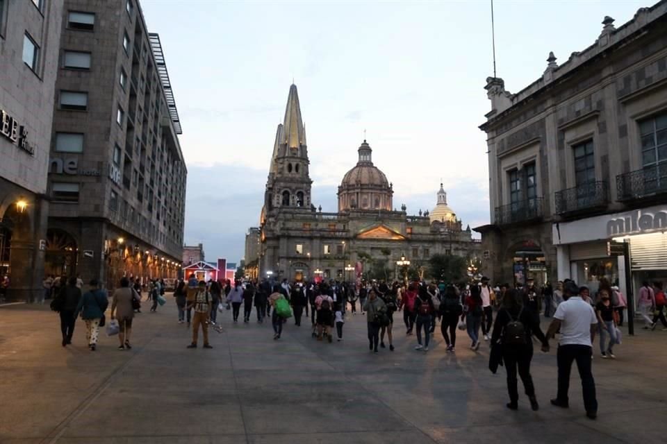 El turismo será una de las apuestas para la reactivación económica del Centro Histórico de Guadalajara este año.