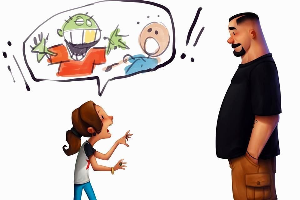 Padre e hijo han seguido el camino de la ilustración, y aseguran que sí se puede vivir bien haciendo eso.