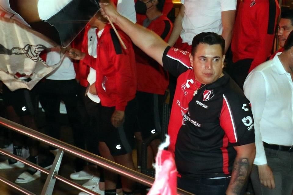 Eddy Reynoso es aficionado del Atlas.