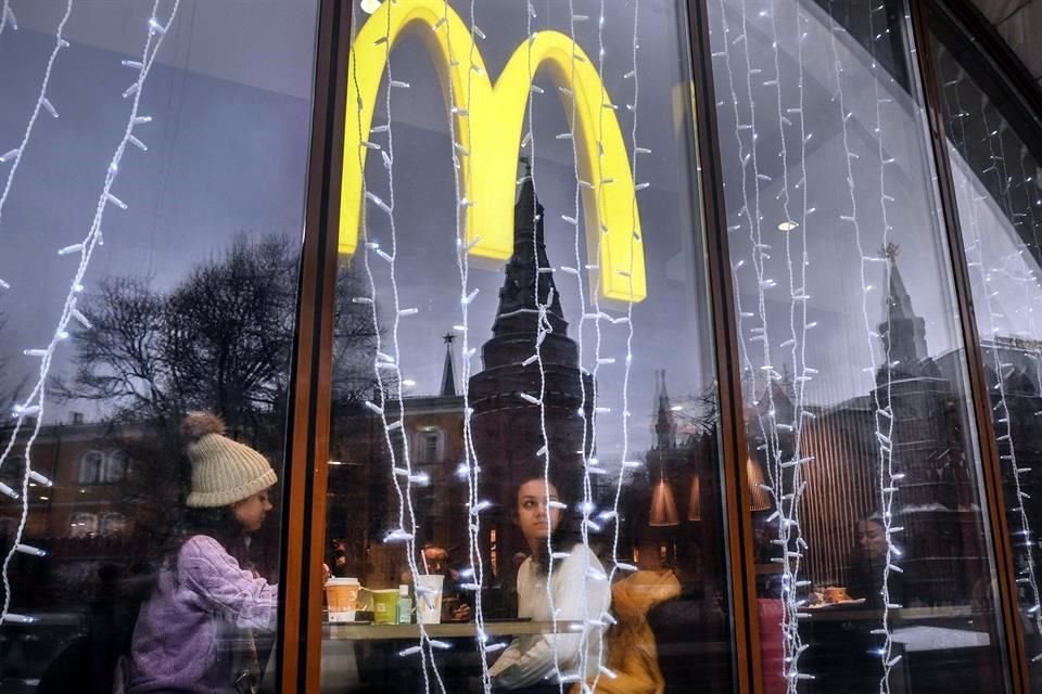 Vista de un restaurante de McDonald's en Moscú.