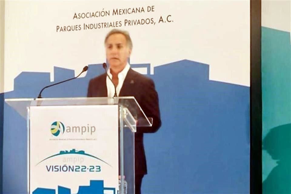 Sergio Argüelles, presidente de la Asociación Mexicana de Parques Industriales Privados (AMPIP).