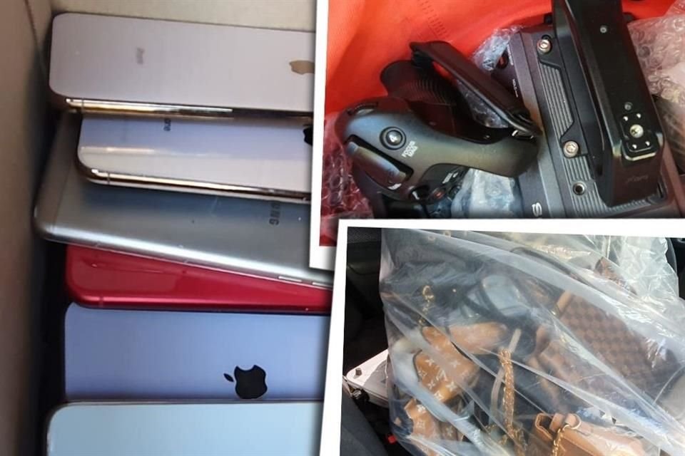 Las autoridades recuperaron las pertenencias robadas.