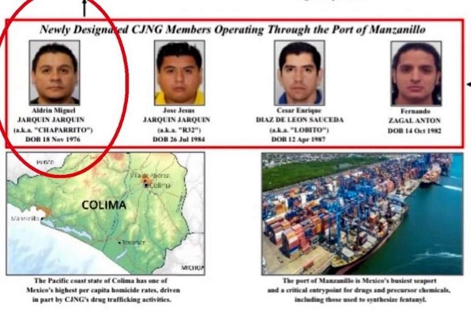 Jarquín también es buscado por autoridades de Estados Unidos.
