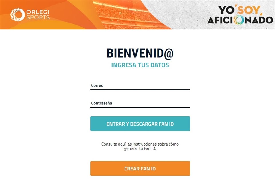 Para iniciar el registro es necesario acceder al sitio yosoyaficionado.com y así crear una cuenta personal.