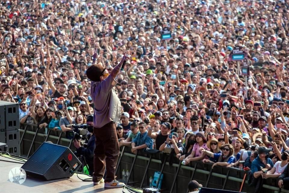 El cantante de reggae, Dread Mar I, ha sido uno de los atractivos más vistos en la jornada de este domingo en el Vive Latino.