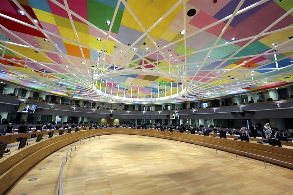 Vista general de la reunión en Bruselas de los ministros de la Unión Europea.