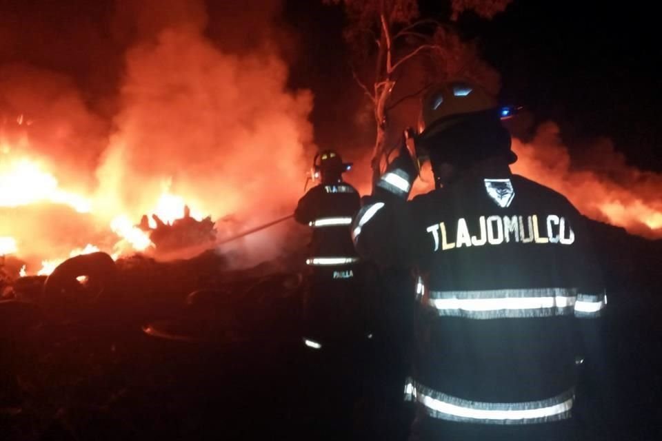 Los incendios en la estación de transferencia La Cajilota se registraron sábado y domingo.