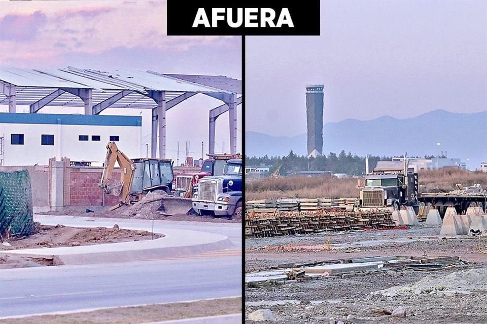 Aunque se inauguró el edificio principal de la terminal, en el AIFA falta concluir la segunda pista, conexiones terrestres, la zona de carga, el tren suburbano, oficinas aduanales y hoteles.