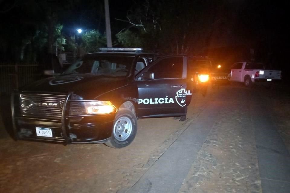 Escena donde fueron hallados los cuerpos en Juanacatlán.