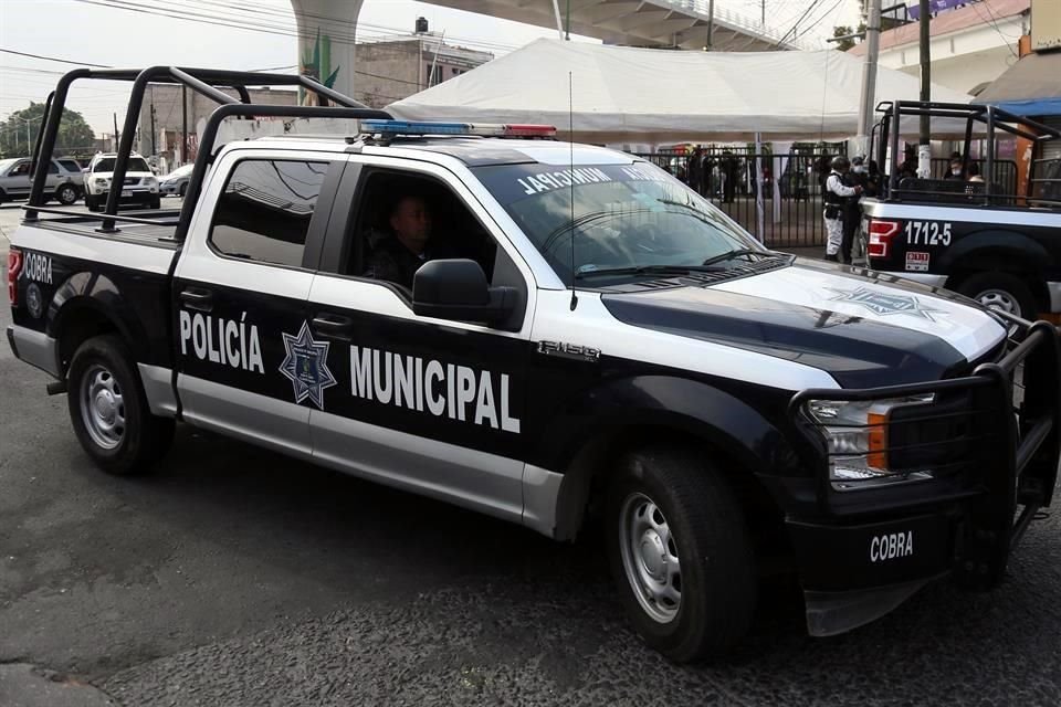 Patrulla municipal de Tlaquepaque.