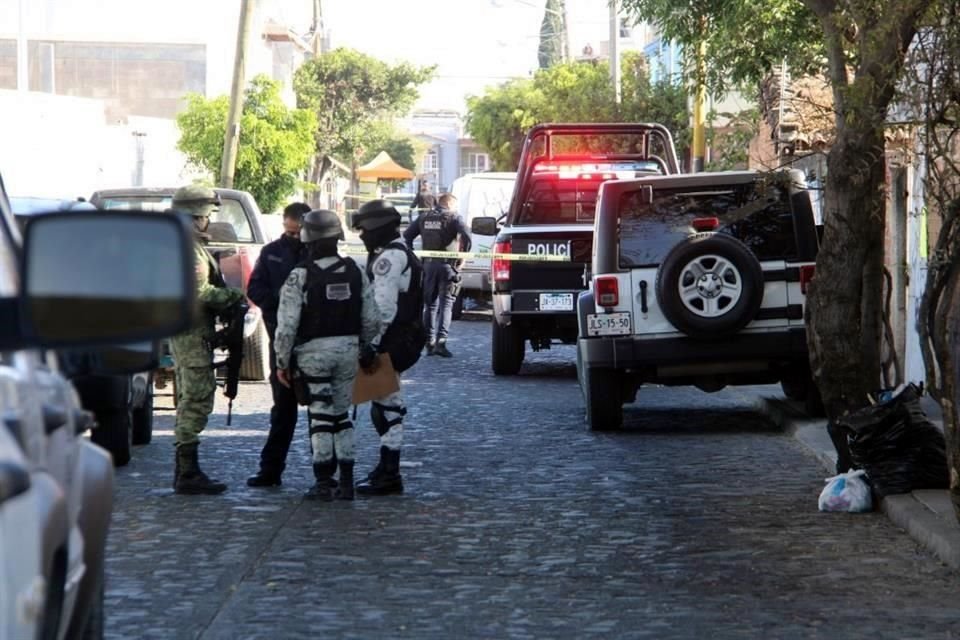 La víctima fue encontrada en la Colonia Hidalgo, en Tlaquepaque, entre las calles Mariano Matamoros y López Cotilla.