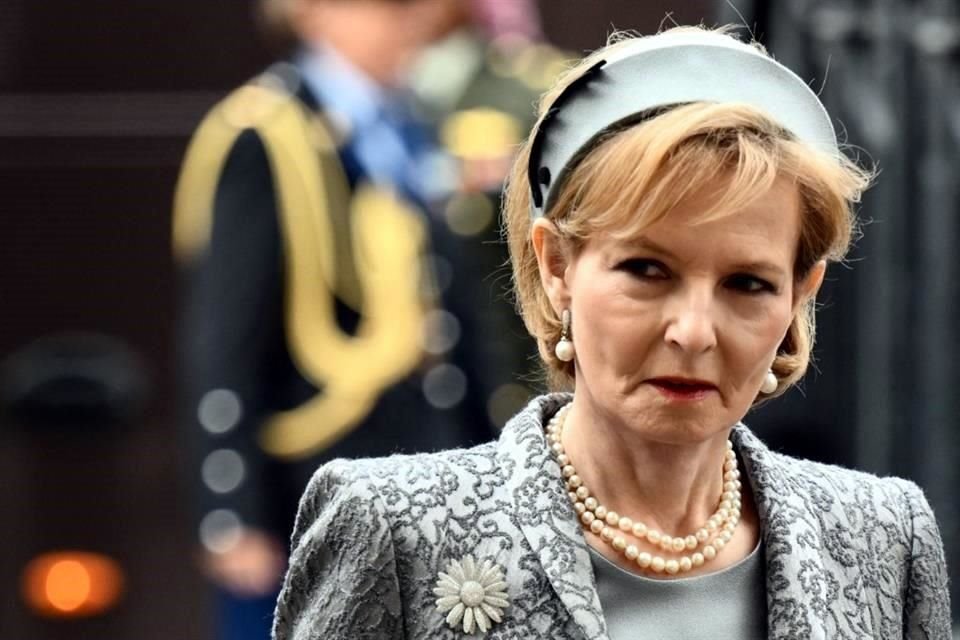 La Reina Isabel II cumplió este martes su deseo de organizar un funeral en forma para su esposo, el Príncipe Felipe; asiste realeza de todo el mundo. En foto: la Princesa Margarita.