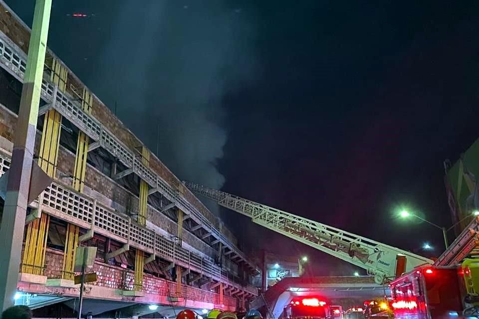 Incendio en el Mercado San Juan de Dios.