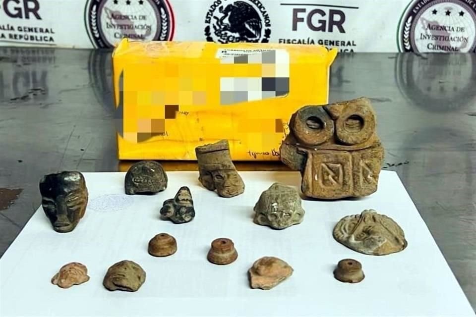 Las piezas aseguradas fueron trasladadas a las oficinas de la Delegación de la FGR en Baja California, donde se integra una carpeta de investigación contra quien resulte responsable.