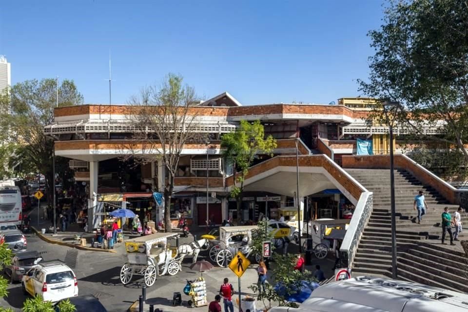 Así lucía el ingreso al mercado San Juan de Dios en febrero del 2022.