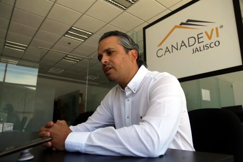 Rodrigo Gil Ramírez, presidente de Canadevi Jalisco.