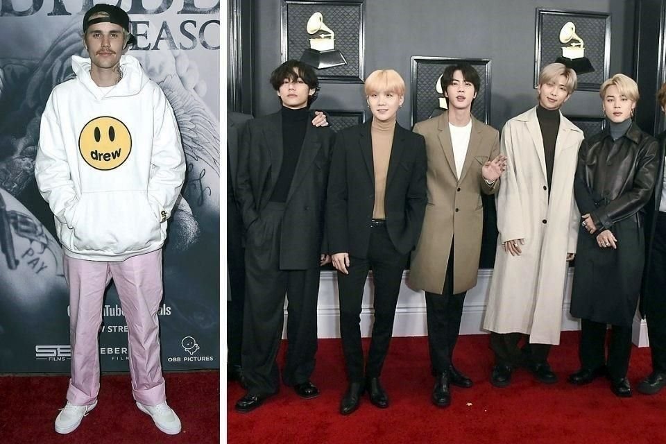 Justin Bieber y BTS alistan una colaboración musical.