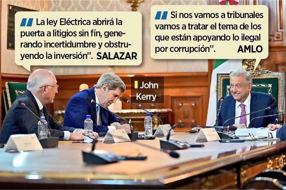 Del amor al amago. Hace una semana se presumió un encuentro 'amistoso y benéfico'. Ayer AMLO amenazó a EU y por la tarde el Embajador reviró tras el aval a la Ley Eléctrica.