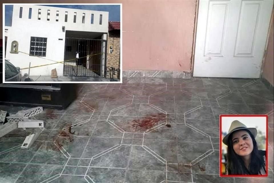 En una habitación ubicada al frente del domicilio había ayer manchas de sangre en el piso. 