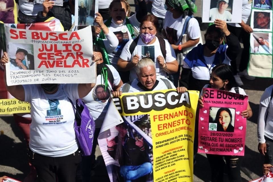 Jalisco es primer lugar nacional en desapariciones, con 14 mil 922 víctimas hasta el 12 de abril del 2022.
