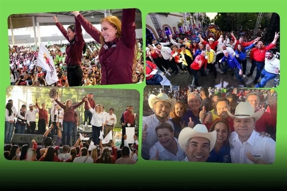 Los candidatos a las presidencias municipales de las tres más grandes ciudades de Durango iniciaron campaña ayer.