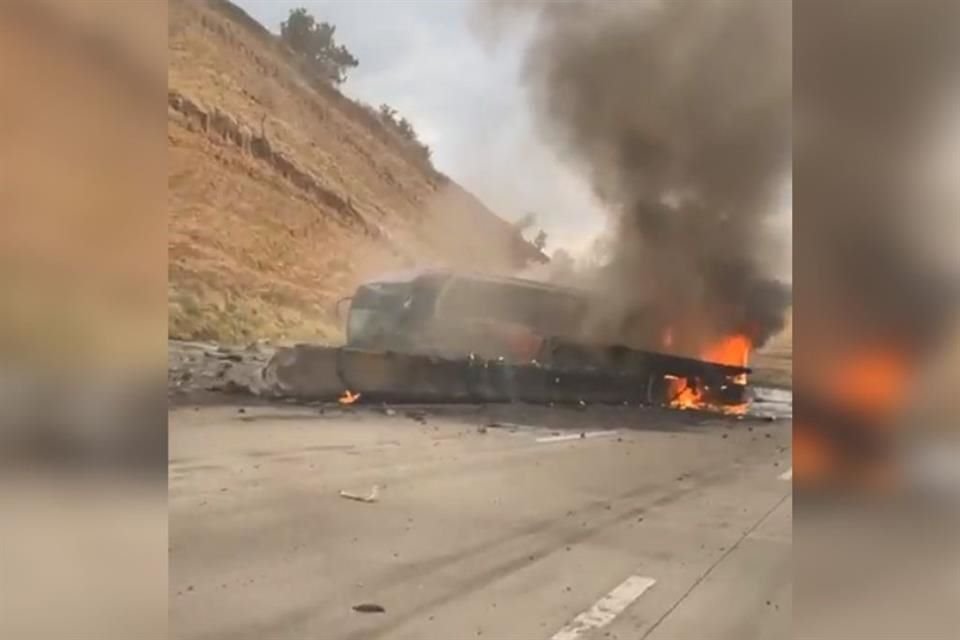 El accidente ocurrió a la altura del kilómetro 43 de la Autopista Néxico-Puebla.