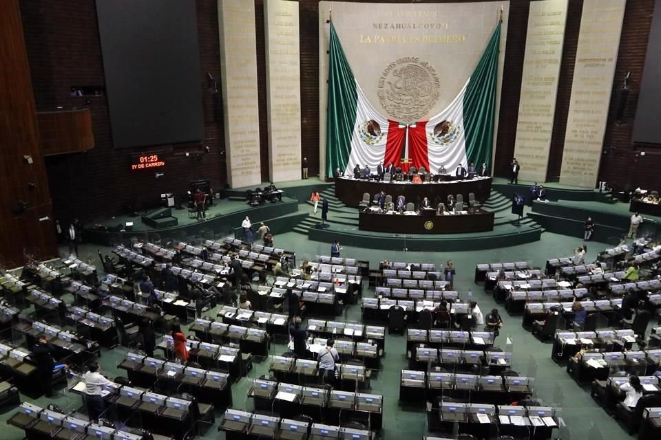El Pleno de la Cámara de Diputados.