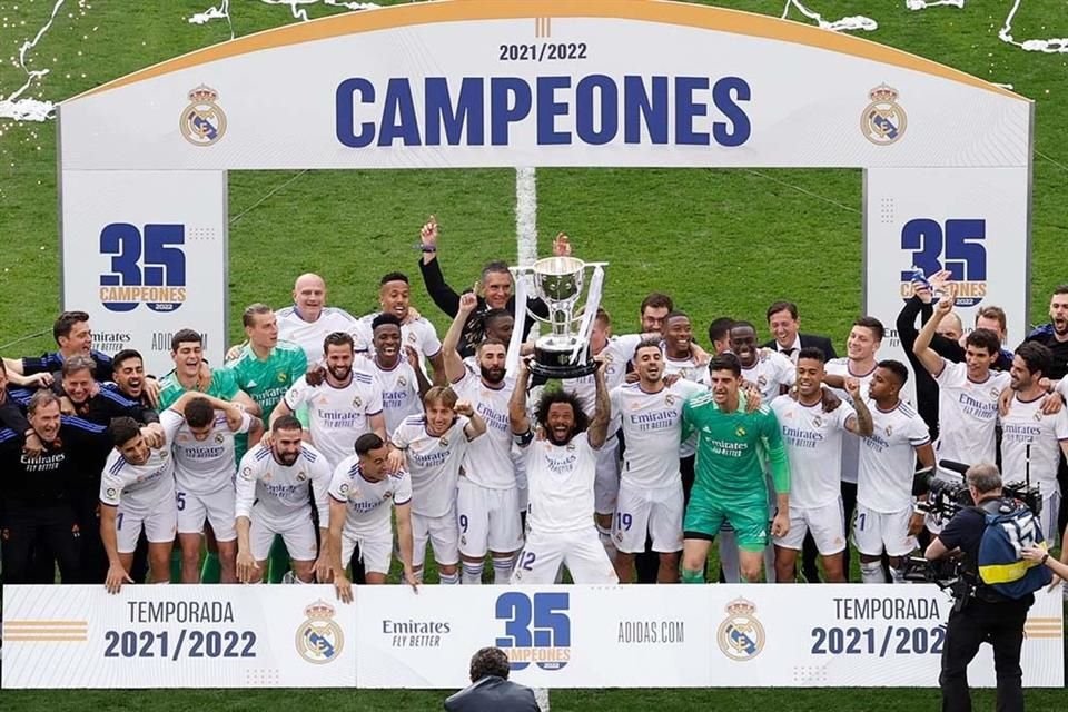 El Real Madrid conquistó su Liga número 35.