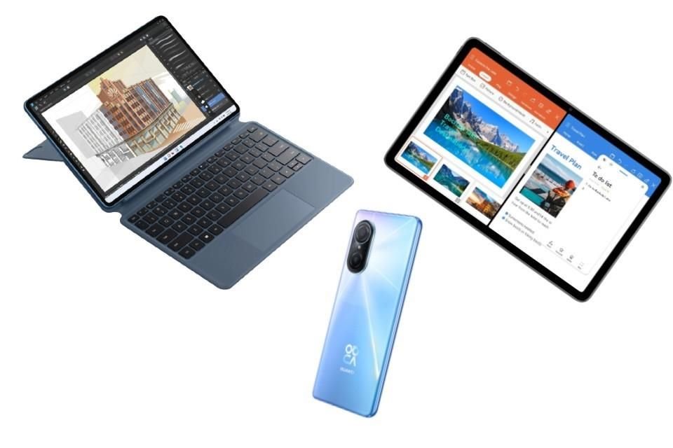 Así fue nuestra experiencia con la laptop Huawei Matebook E, la tableta Huawei Matepad 2022 y el smartphone Huawei nova 9 SE.