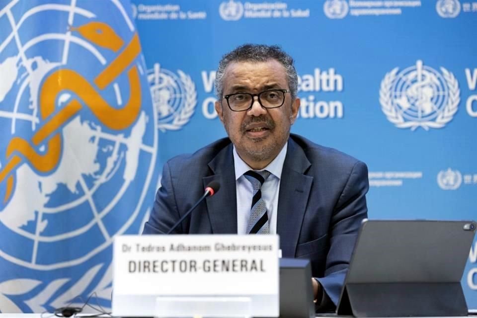 Director de la OMS, Tedros Adhanom Ghebreyesus.