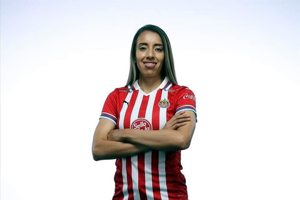 Michelle González, jugadora de Chivas Femenil.