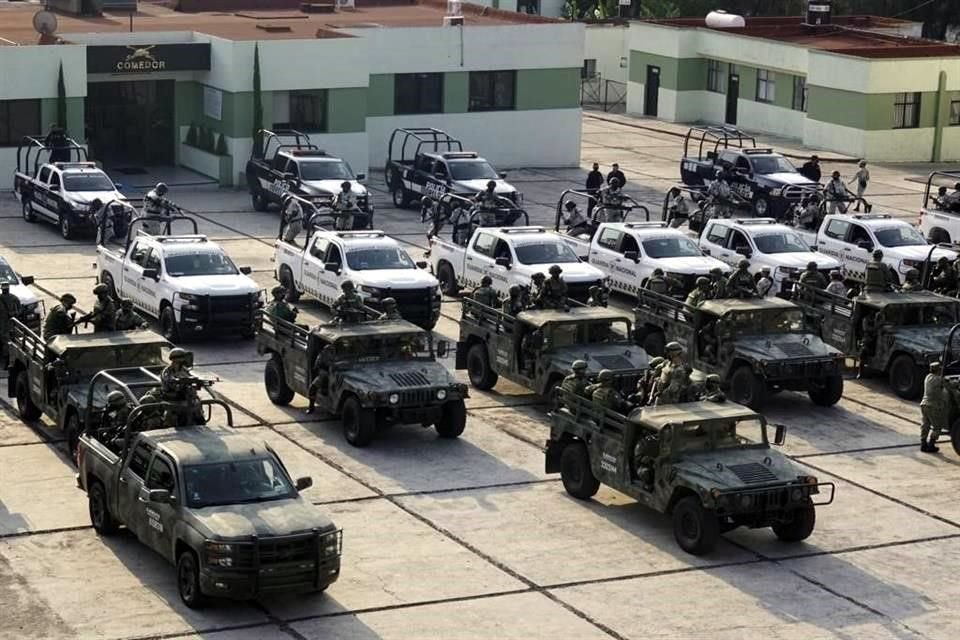 Fuerzas federales se coordinarán con elementos de seguridad estatales para cubrir municipios violentos.