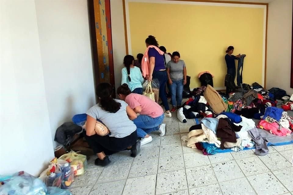 Familias afectadas tuvieron que ser recibidas en otras localidades, incluso, en una parroquia.