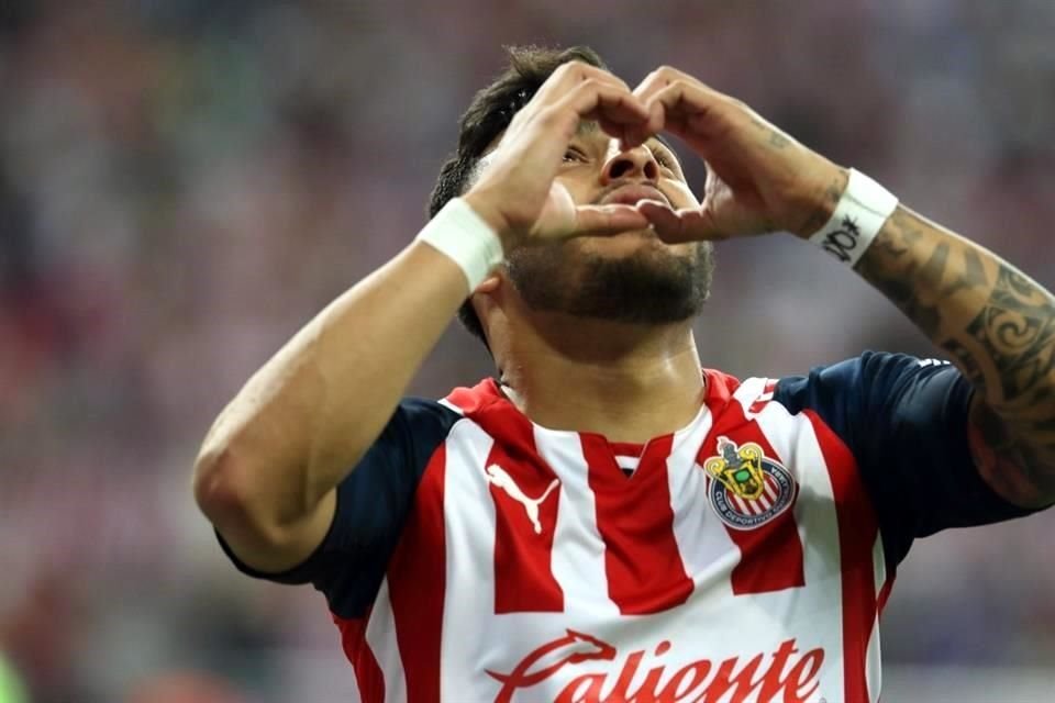 El gol significa también el cierre de una gran semana para la figura rojiblanca, pues renovó contrato.