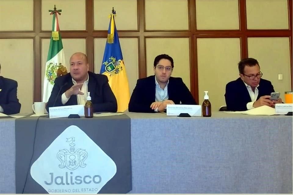 El Gobernador expuso resultados que calificó como 'alentadores', en compañía de alcaldes y el Coordinador de Seguridad, Ricardo Sánchez Beruben.