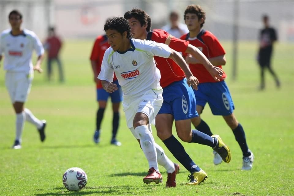 Antonio'Hulk' Salazar, durante el partido contra Nacional de la XV Copa Chivas, en 2008.